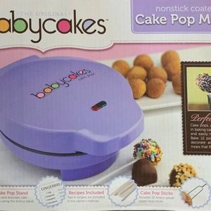 Babycakes CP-12 Cake Pop Maker, 12 Cake Pop Capacity, Purple - NEW